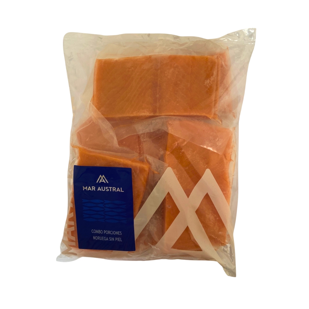 Salmón Noruego en Porciones con Piel 2 kg - Imagen 2