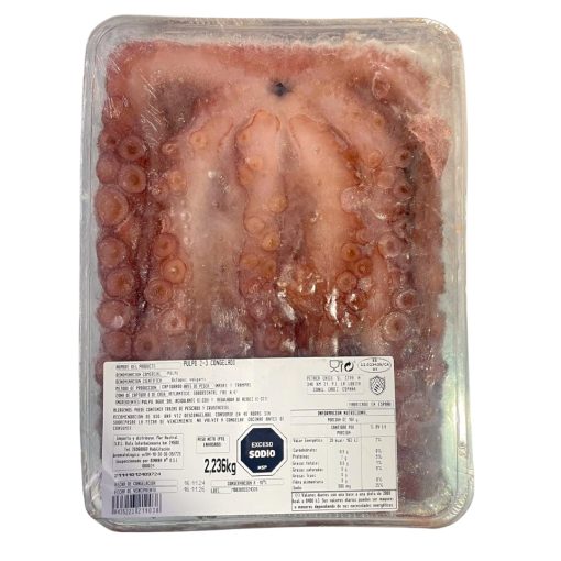 Pulpo Español Entero Calibre 2/3 - 2.5 kg - Imagen 2