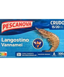 Langostino entero crudo 500 g