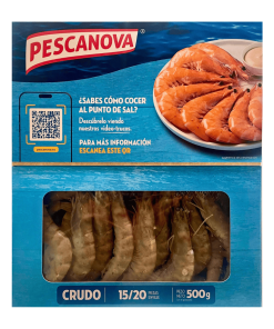 Alternative view of Langostino entero crudo 500 g